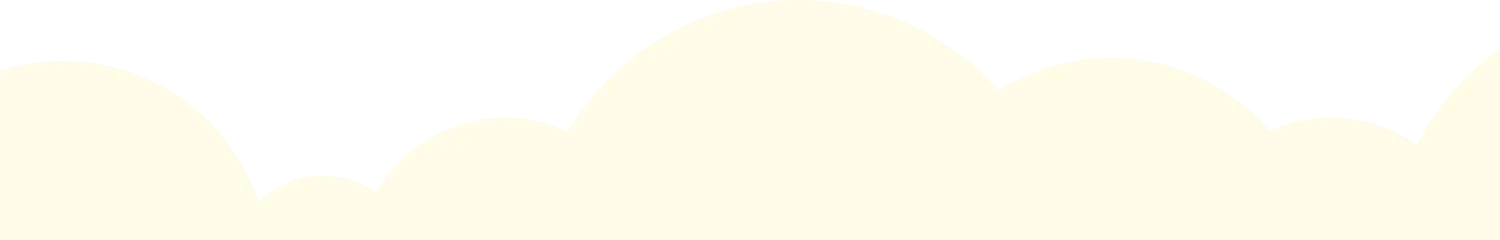 クリーム色の雲